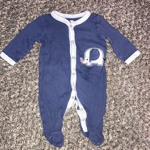 Koala baby 0-3 month elephant footie pajamas